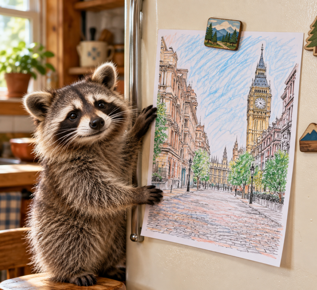 milo refrigerator art